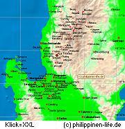 Karte Luzon-Nord, Philippinen