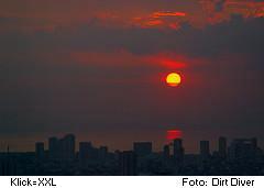 Sonnenuntergang an der Manila Bay, Philippinen