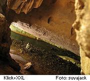 Unterirdischer Fluss bei Sagada, Philippinen