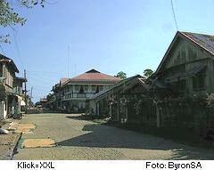 Straße in Balangiga auf Samar