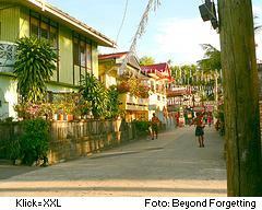 Straße in Zumarraga auf Samar